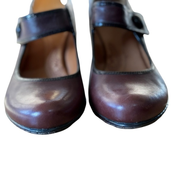 Sofft Women's Carma Mary Jane Pump Sz 8 Chocolate Brown Leather Block Heel Comfy - Picture 4 of 9